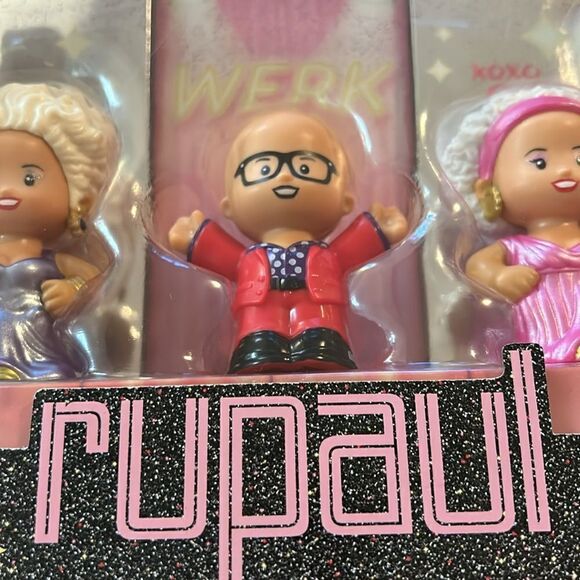 NIBox 📦 RuPaul Charles Little People set. Dance 💃 🕺 🪩 and Sing 🎶 🎤 - Picture 1 of 17